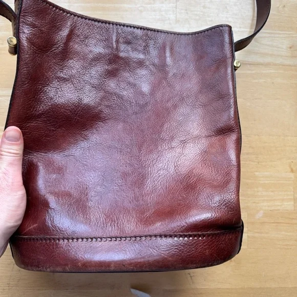 Vintage Barantani Italian Leather Crossbody Bag - Picture 3 of 16